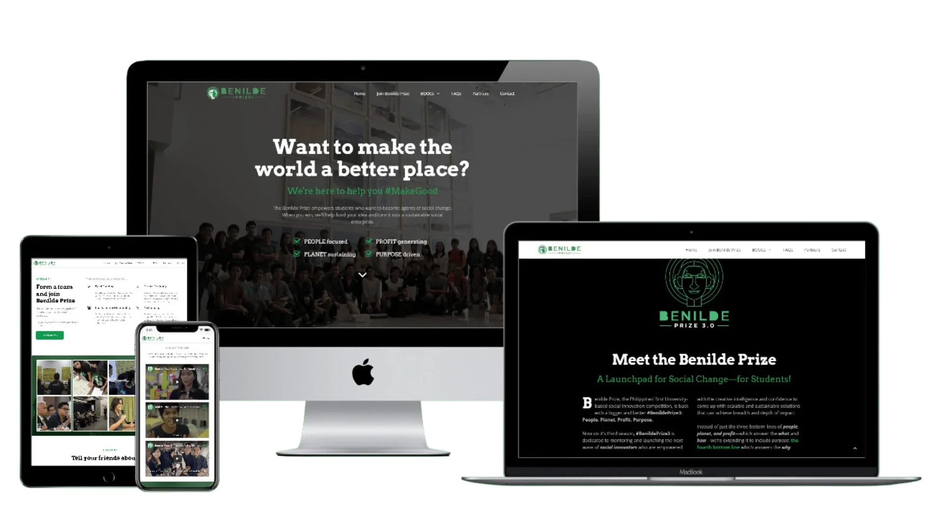 Benilde Prize website