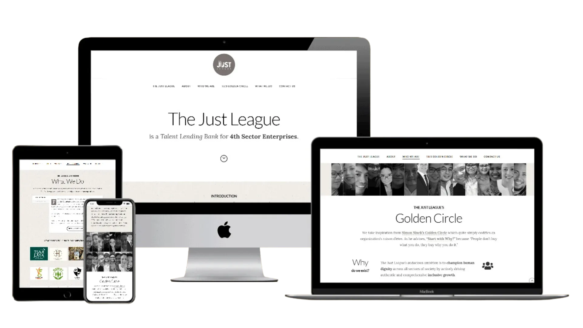 The Just League website